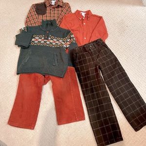 Janie and Jack - size 5 tops, size 6 pants